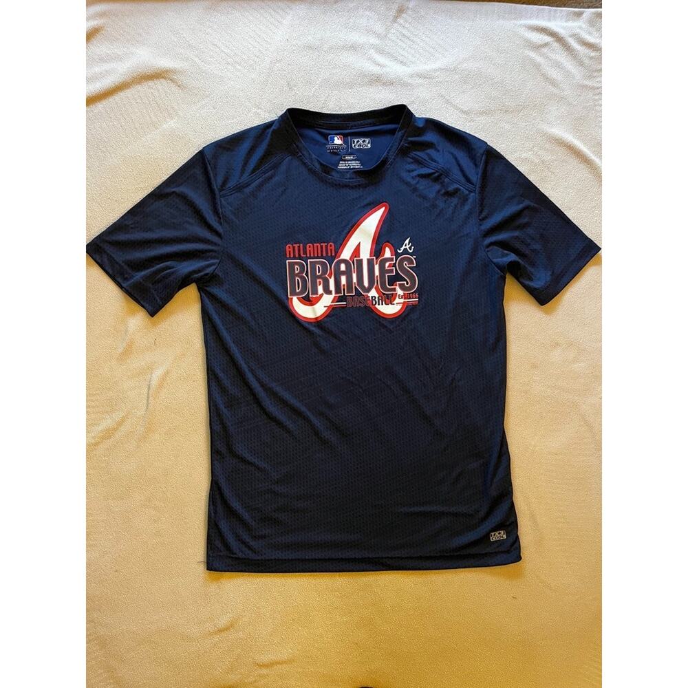 Atlanta Braves T shirt Medium TX3 Cool Performance